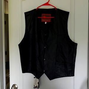 A Tennessee Leather Motorcycle Vest.